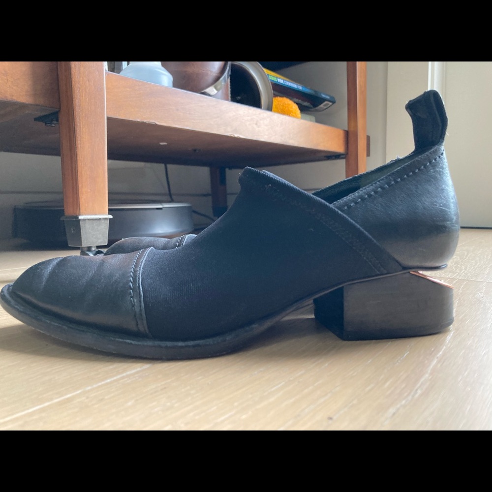 Alexander Wang Cut out heel rose gold booties Kori